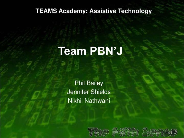 team pbn j