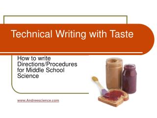 Technical Writing with Taste