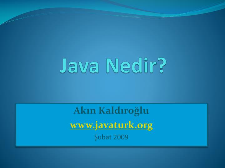 java nedir