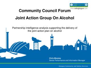 Community Council Forum Joint Action Group On Alcohol