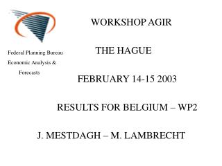 WORKSHOP AGIR THE HAGUE FEBRUARY 14-15 2003