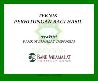 teknik perhitungan bagi hasil