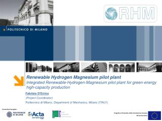 Renewable Hydrogen Magnesium pilot plant