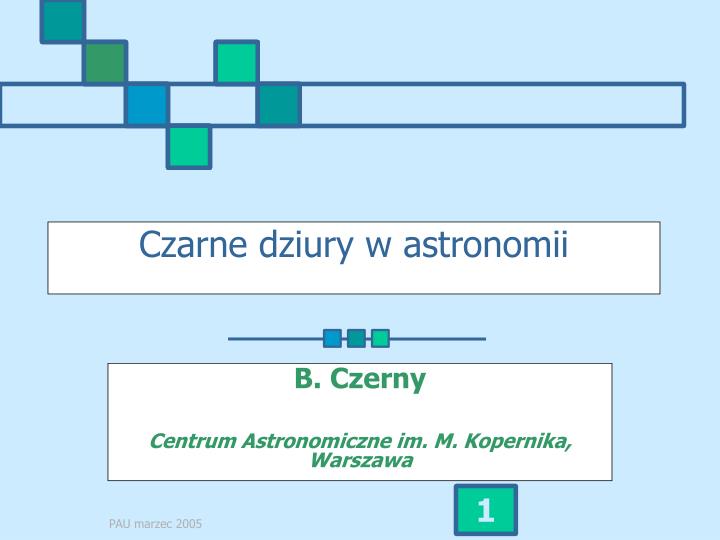 czarne dziury w astronomii