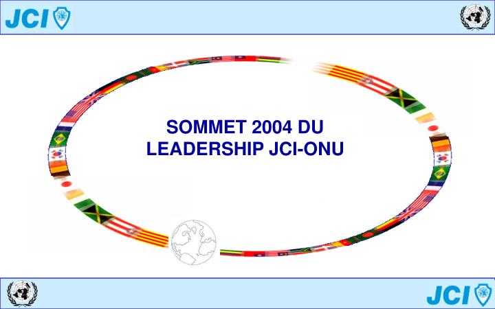 sommet 2004 du leadership jci onu