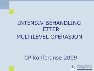 cp konferanse 2009
