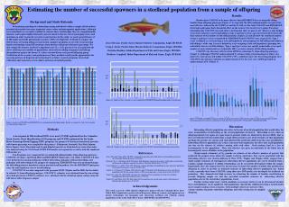 Estimating the number of successful spawners in a steelhead population from a sample of offspring