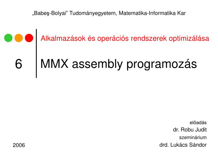 mmx assembly programoz s