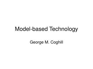 Model-based Technology