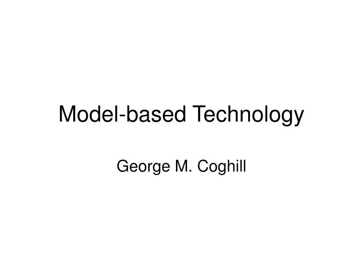 model based technology