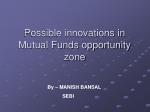 Possible innovations in Mutual Funds opportunity zone - slide 1