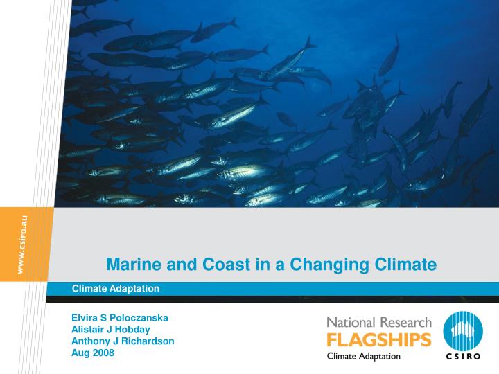 marine and coast in a changing climate