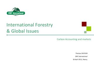 International Forestry &amp; Global Issues