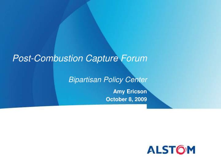 post combustion capture forum