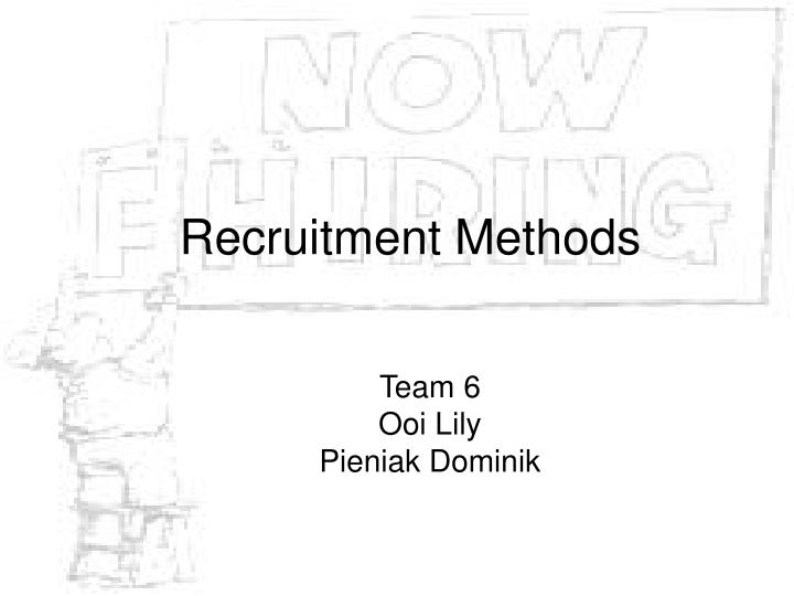 recruitment methods