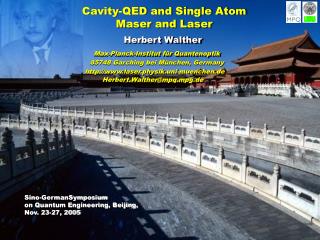 Cavity-QED and Single Atom Maser and Laser