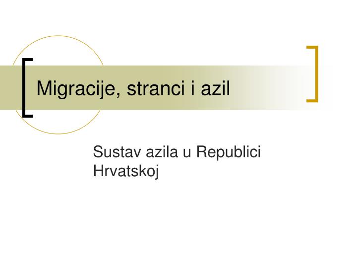 migracije stranci i azil