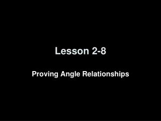 Lesson 2-8