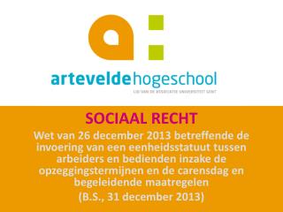 sociaal recht