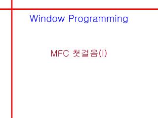 Window Programming