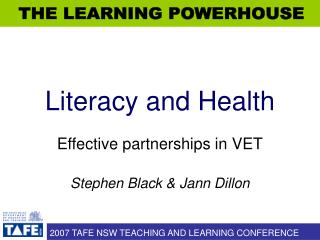 Literacy and Health
