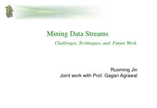 Mining Data Streams Challenges, Techniques, and Future Work
