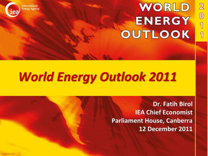 world energy outlook 2011