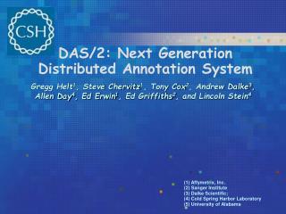 DAS/2: Next Generation Distributed Annotation System