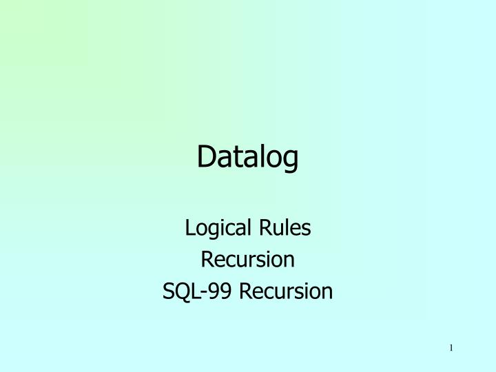 datalog