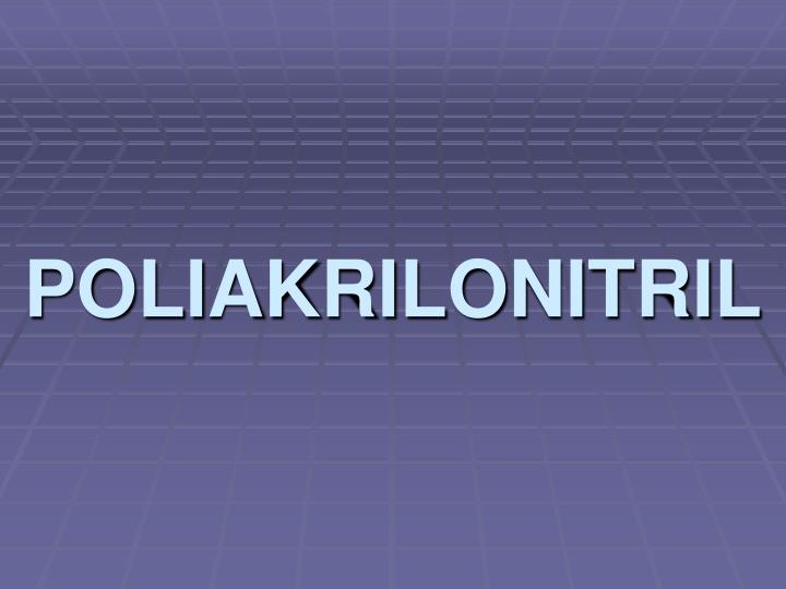 poliakrilonitril