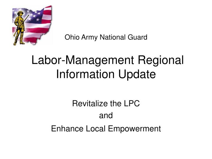 ohio army national guard labor management regional information update