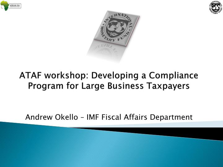 ataf workshop developing a compliance program for large business taxpayers