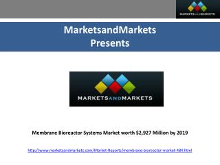 Membrane Bioreactor Systems Market worth $2,927 Million by 2