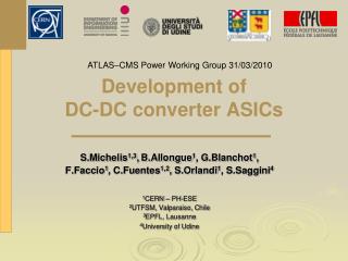 Development of DC-DC converter ASICs