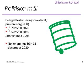 Politiska mål