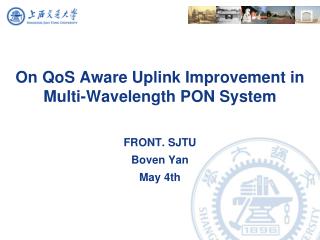 On QoS Aware Uplink Improvement in Multi-Wavelength PON System