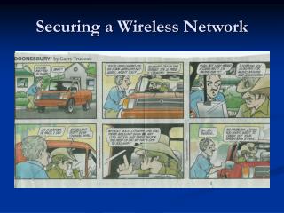 Securing a Wireless Network