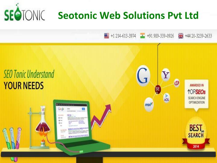 seotonic web solutions pvt ltd