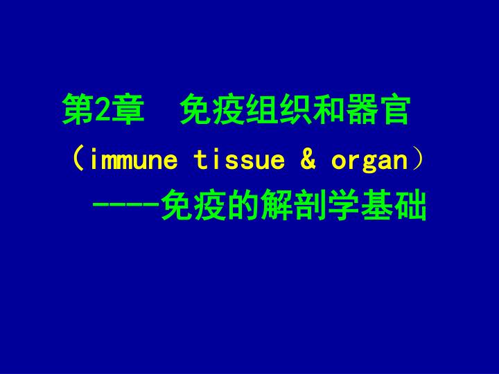 2 immune tissue organ