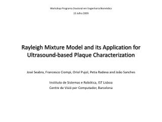 Rayleigh Mixture Model and its Application for Ultrasound-based Plaque Characterization