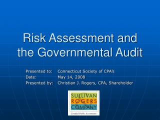 Risk Assessment and the Governmental Audit