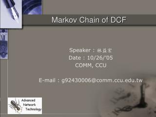 Markov Chain of DCF