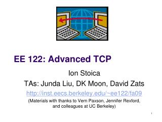 EE 122: Advanced TCP