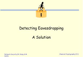 Detecting Eavesdropping A Solution