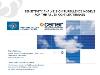 SENSITIVITY ANALYSIS ON TURBULENCE MODELS FOR THE ABL IN COMPLEX TERRAIN