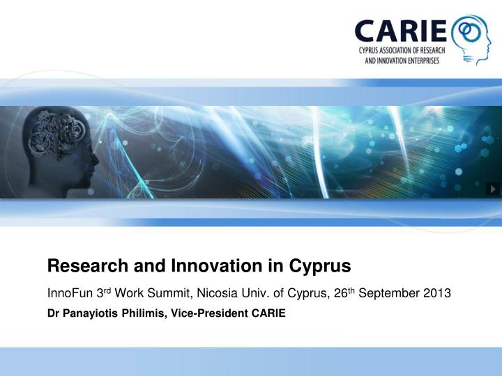 research and innovation in cyprus