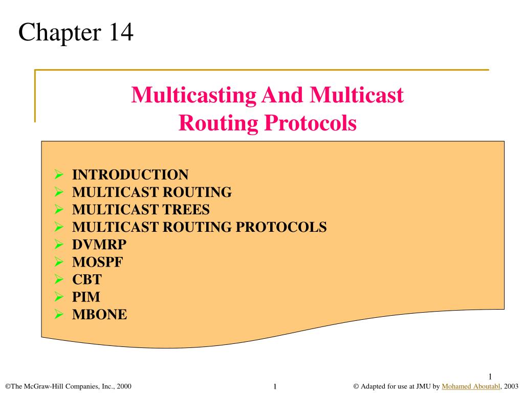 PPT - Multicasting And Multicast Routing Protocols PowerPoint ...