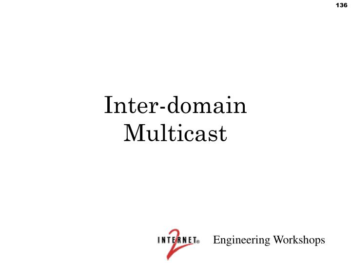 inter domain multicast