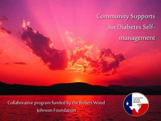 Community Supports for Diabetes Self-management