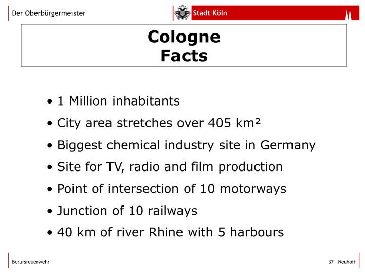 cologne facts